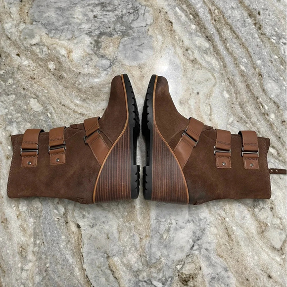 SOREL After Hours Suede Bootie with Buckles Women's 10.5 - Picture 6 of 13